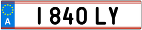 Truck License Plate